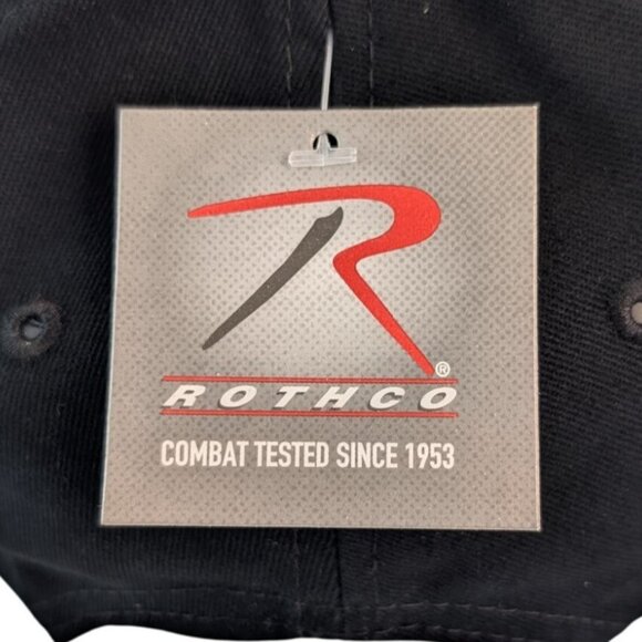 Rothco Vietnam Veteran Vet Hat Cap Black Embroidered Adjustable - Picture 6 of 8